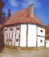 Der Ständer, das älteste Haus Quedlinburgs (erbaut um 1320), heute befindet sich hier das Fachwerkmuseum